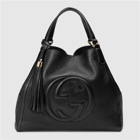 black gucci satchel|clearance gucci handbags.